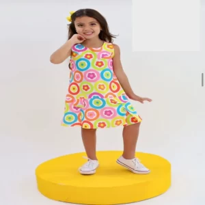 Vestido Flores Lima