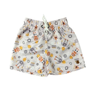 Shorts Robozinho Tactel