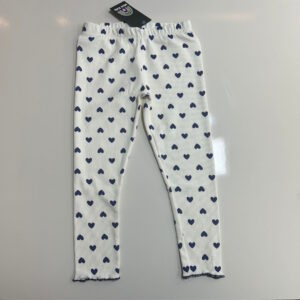 Calça Canelada Corações