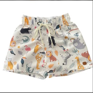 Shorts Tactel Safari Bege