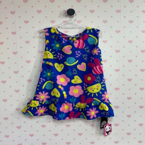 Vestido Jardim Azul
