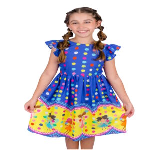 Vestido Fadas Azul