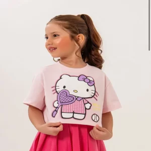 Blusinha Hello Kity Rosa