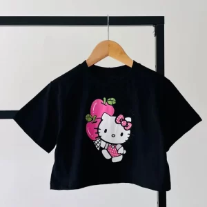 Blusinha Hello Kity Preta