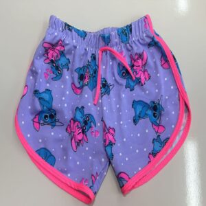 Shortinho Lilo Stitch Lilás